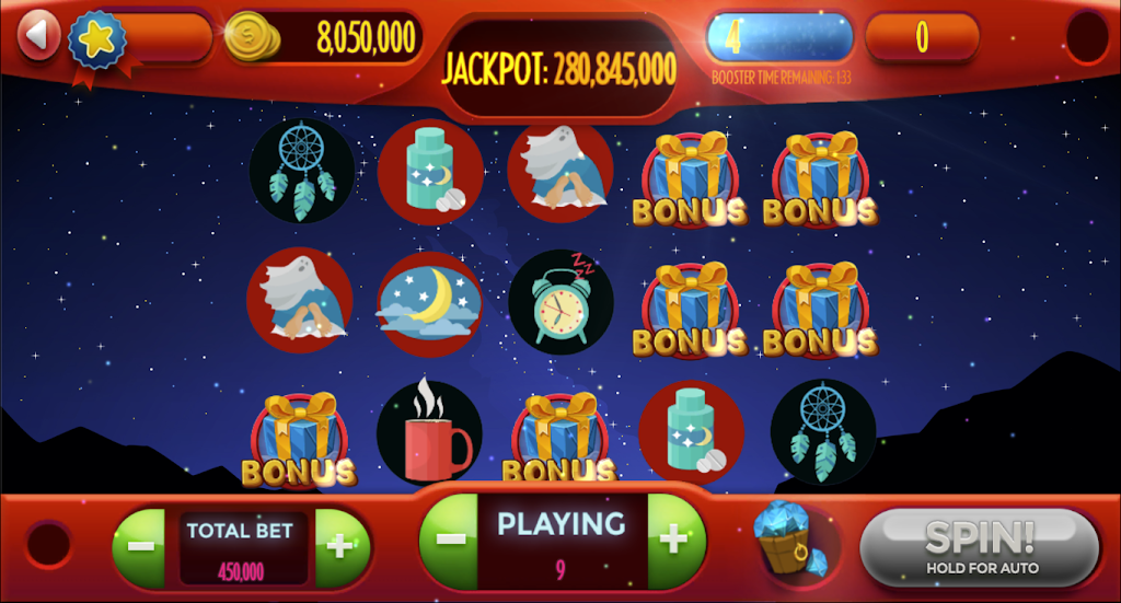 Sleeping - Earn 5 Reels Bonus Money Screenshot 2
