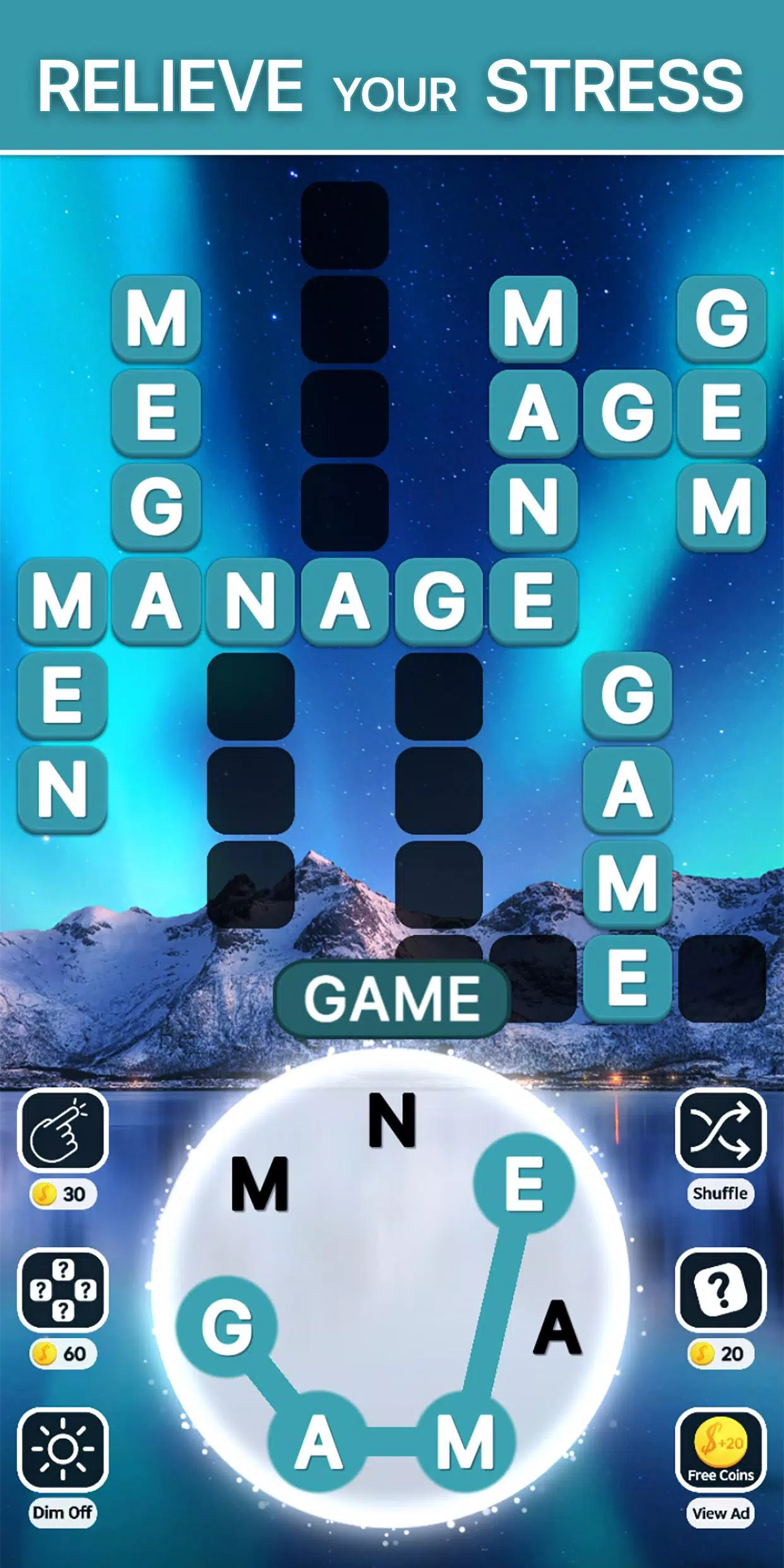 Word Swipe World Tour Connect Schermafbeelding 1