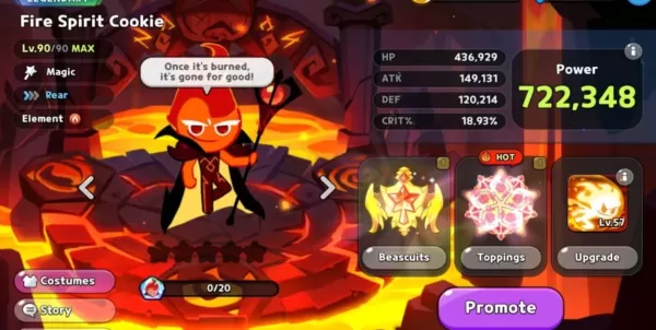Fire Spirit Cookie: build pve e guida di utilizzo nel regno di Cookierun