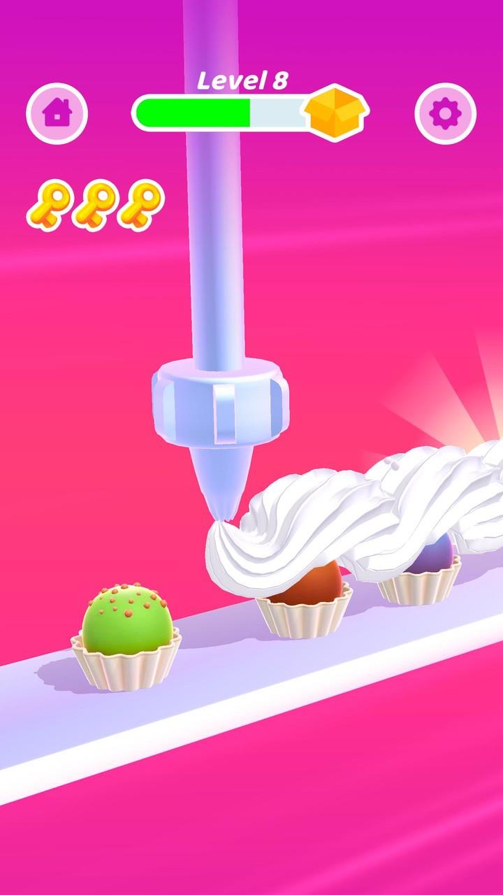 Perfect Cream: Icing Cake Game应用截图第2张