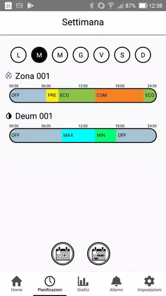 RadiaxWeb Regolazione Tangkapan skrin 2