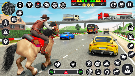 Horse Racing Games Horse Rider Captura de pantalla 1