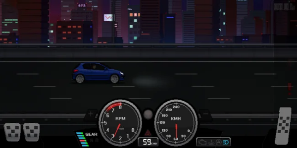 Pixel Car Racer MOD Screenshot 0