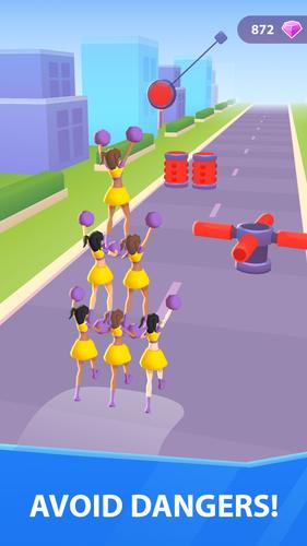 Cheerleader Run 3D スクリーンショット 2