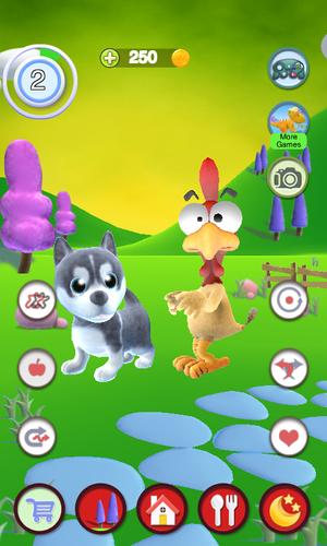 Talking Puppy And Chick Captura de tela 1