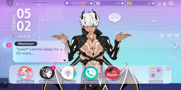 Otome Games Obey Me! NB ဖန်သားပြင်ဓာတ်ပုံ 1