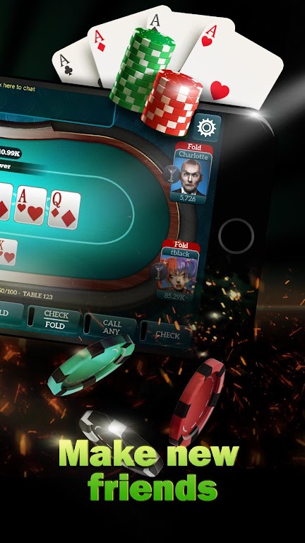 Live Poker Tables–Texas holdem and Omaha Screenshot 1