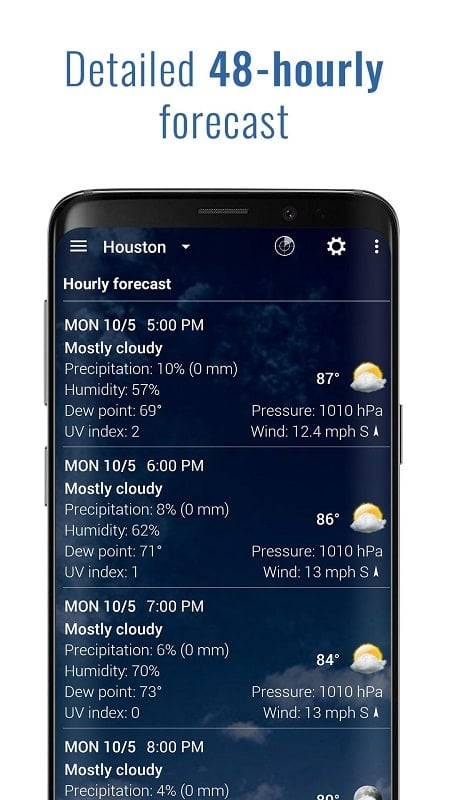 Transparent clock weather Pro स्क्रीनशॉट 3