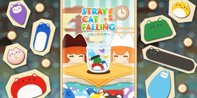 Stray Cat Falling is een versie van het suika-spel met een veel lagere dichtheid