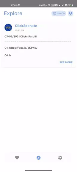 Click 2 donate स्क्रीनशॉट 1