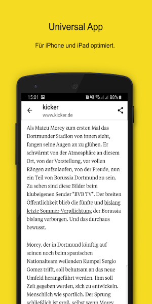 Buzz09–die schwarz-gelben News ဖန်သားပြင်ဓာတ်ပုံ 2