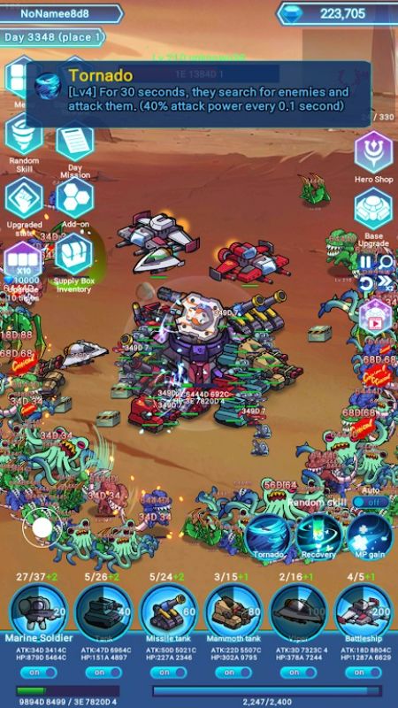 Schermata Space Turret Defence 2