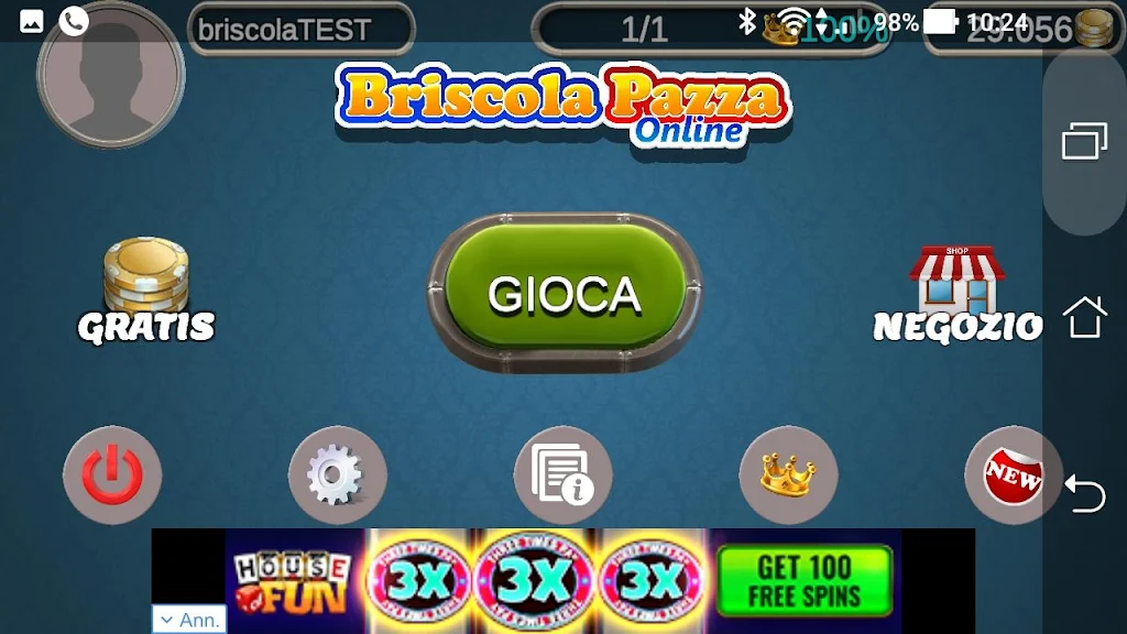 Briscola Pazza OnLine ภาพหน้าจอ 1