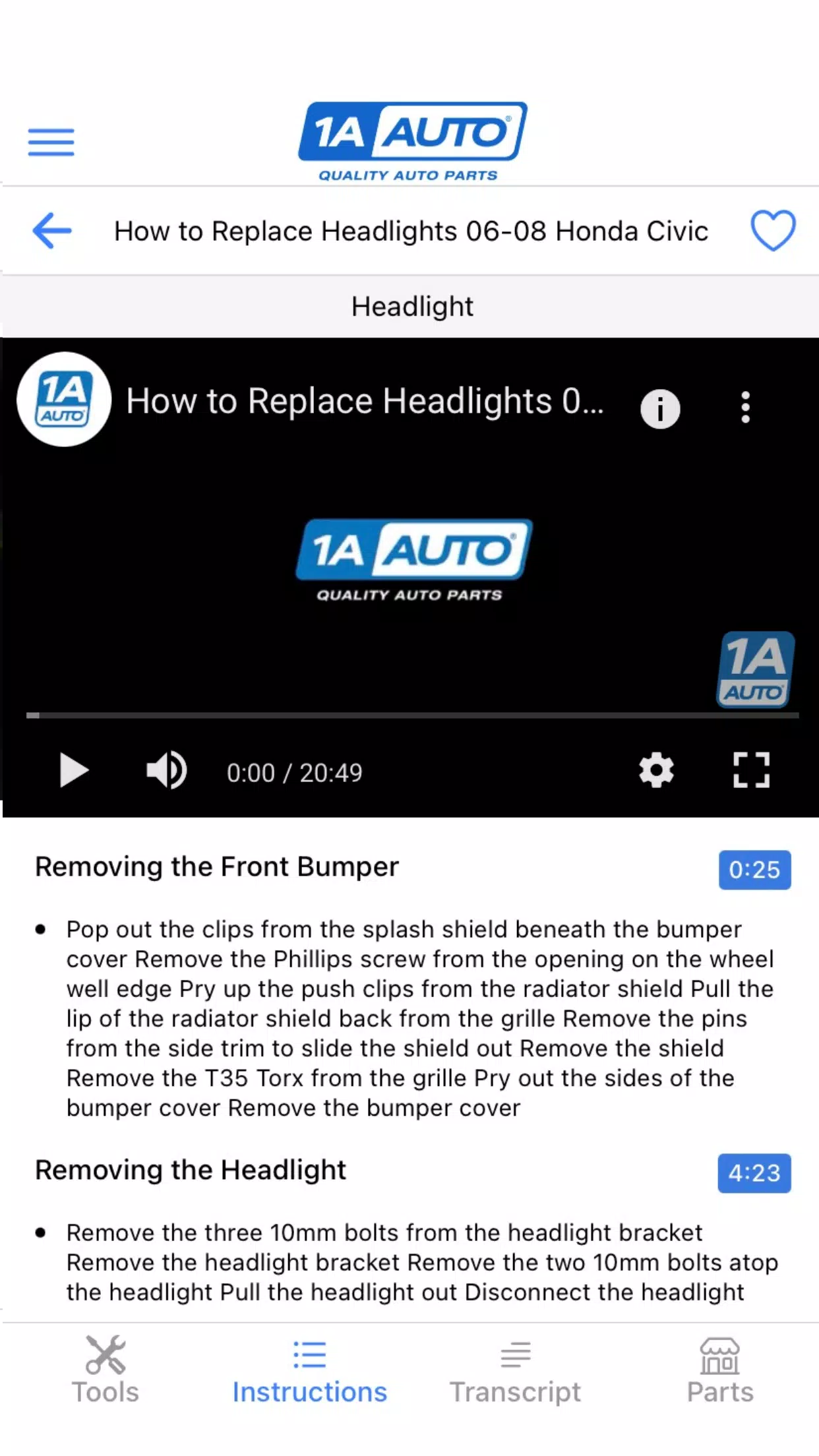 1A Auto 스크린샷 3