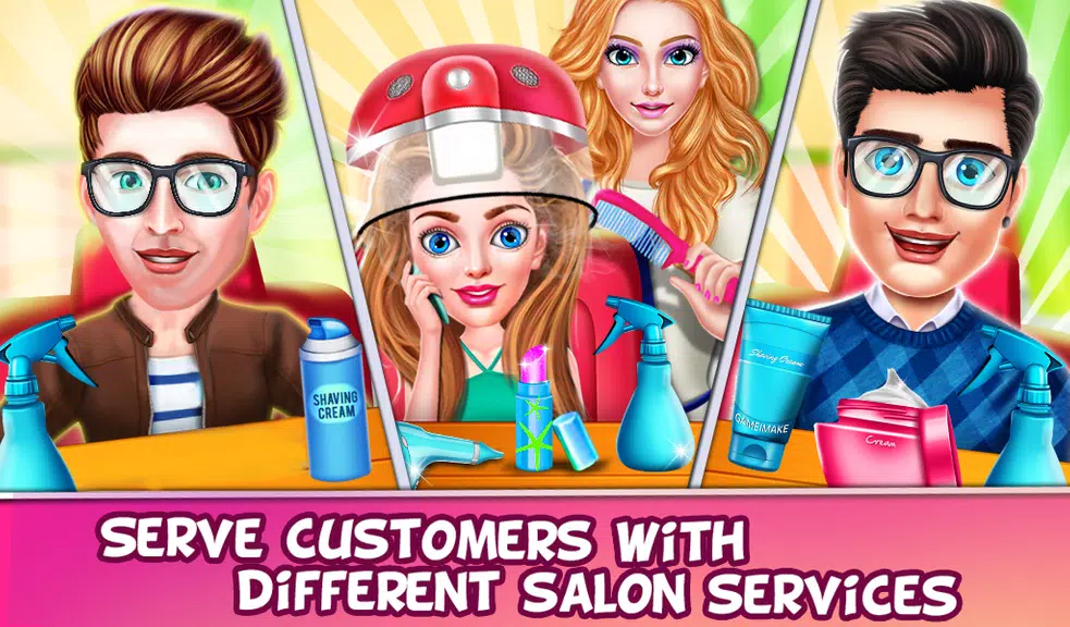 Barber Shop - Simulator Games Captura de tela 2