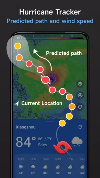 Live Weather & Radar Map Tangkapan skrin 1