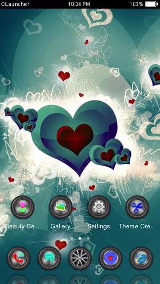 Best Heart Theme HD ภาพหน้าจอ 2