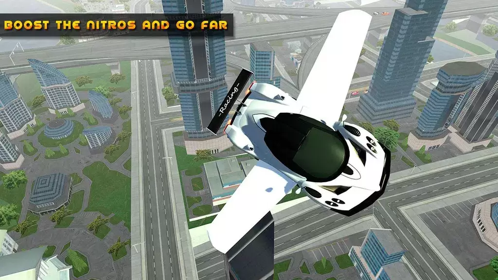 Flying Car Game driving स्क्रीनशॉट 0