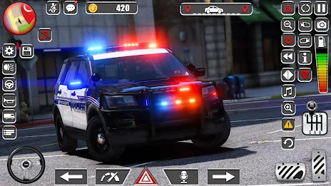 Police Car Spooky Parking 3d ภาพหน้าจอ 0