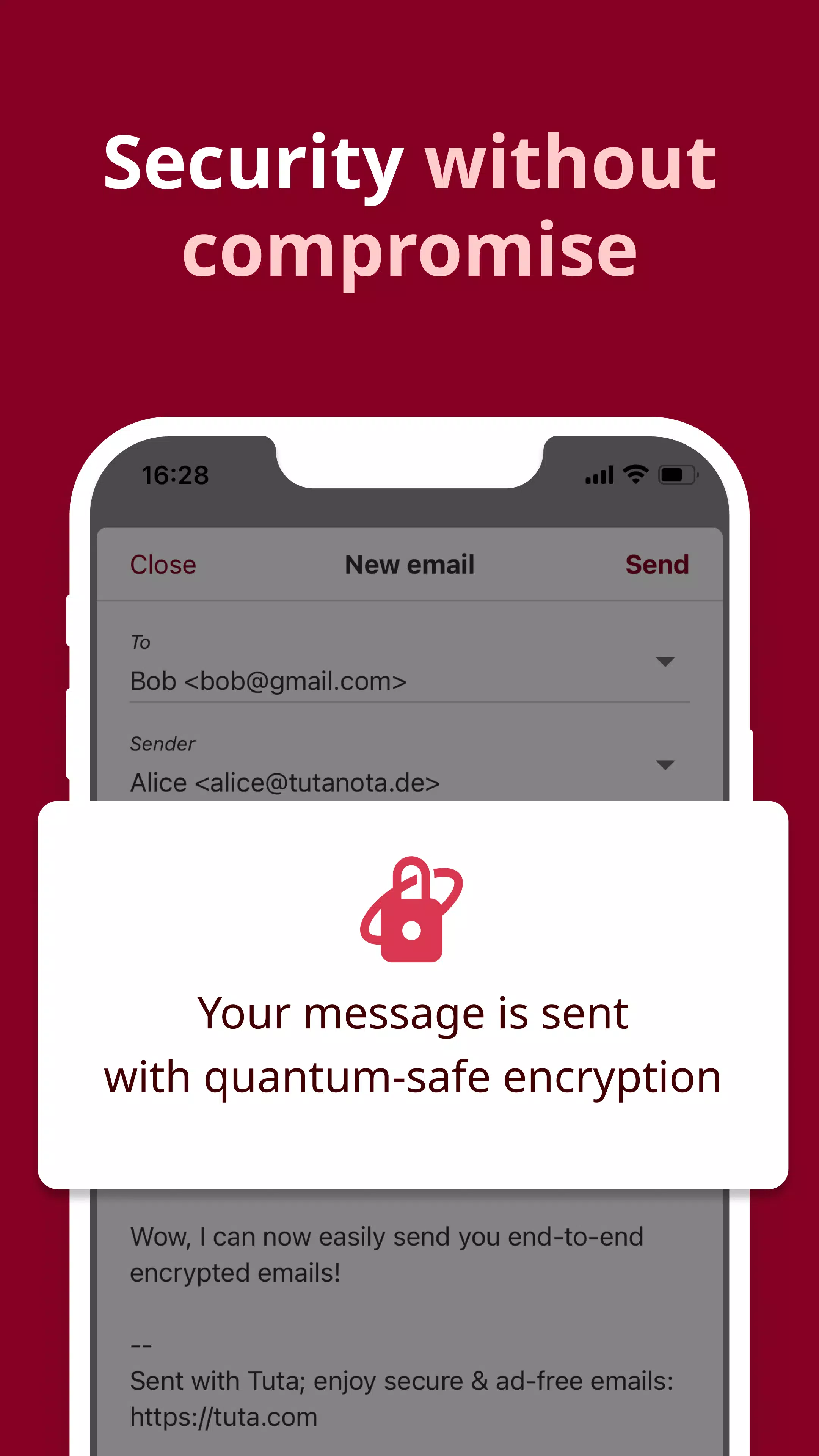 Schermata Private Encrypted Email Tuta 3