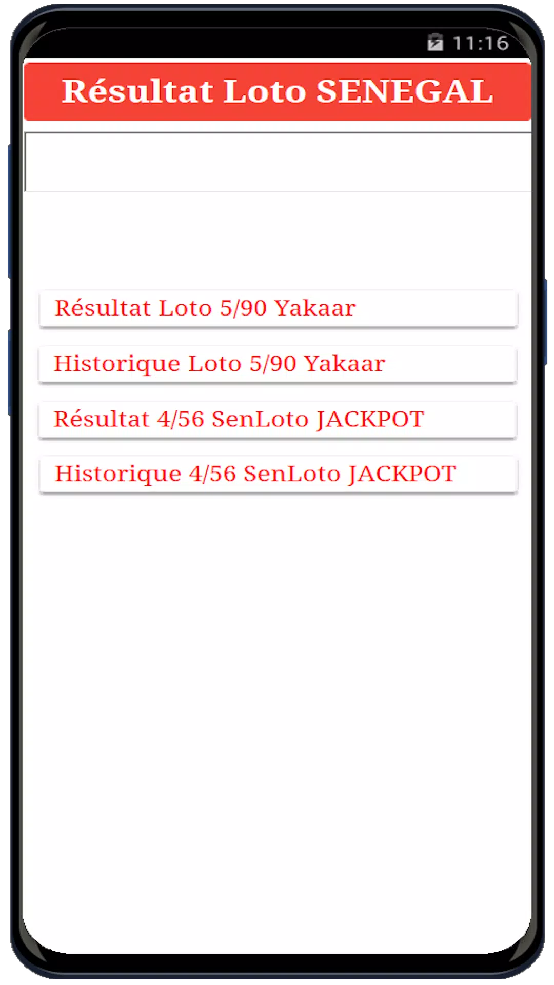 Loto Yakaar & SenLoto résultat Capture d'écran 1