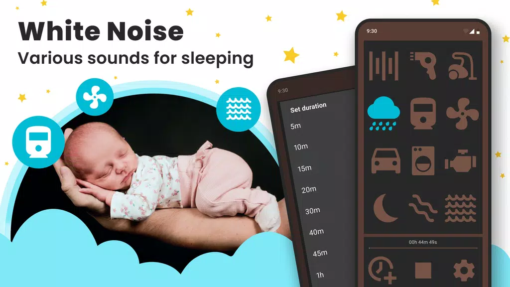 White Noise: Baby Sleep Sounds Ảnh chụp màn hình 0