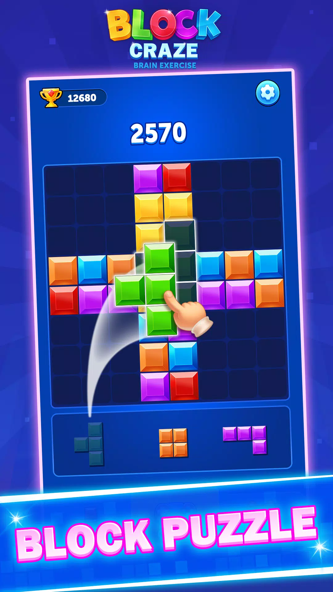 Block Craze：Brain Exercise Zrzut ekranu 0