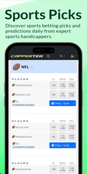 Schermata CapperTek Sports Betting Tools 1