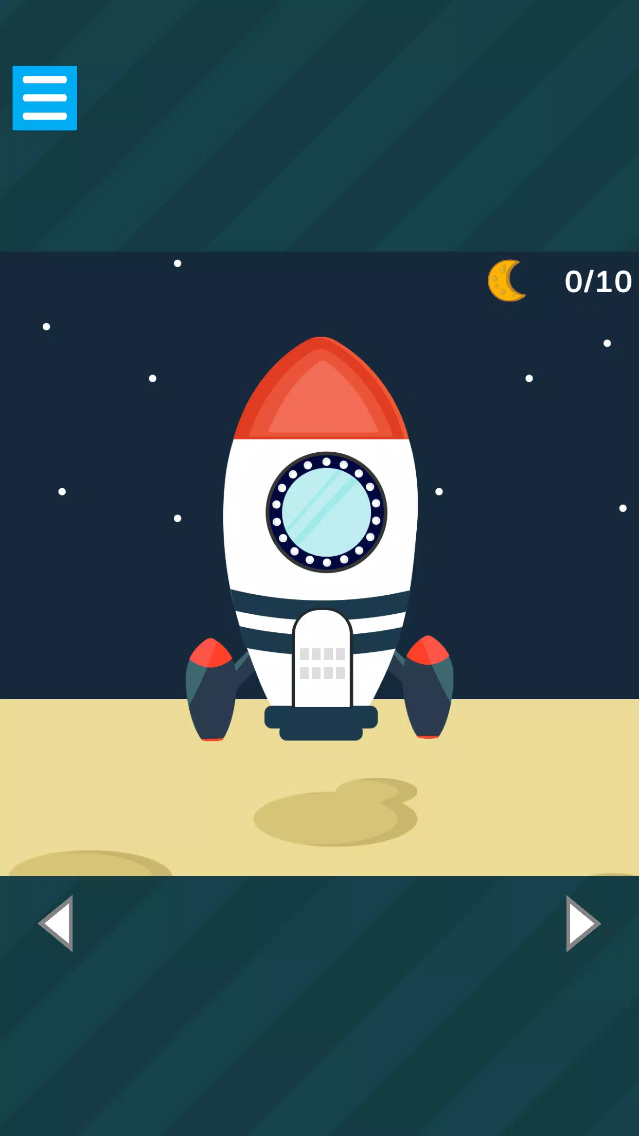 2D Escape Game - Moon Trip Schermafbeelding 1