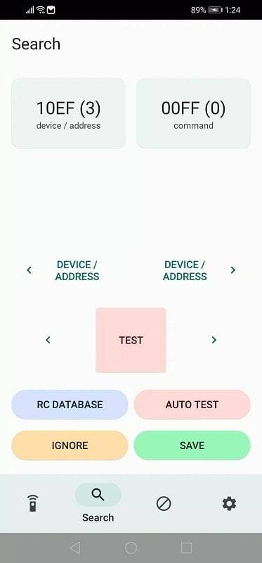 IrCode Finder Universal Remote Captura de pantalla 1