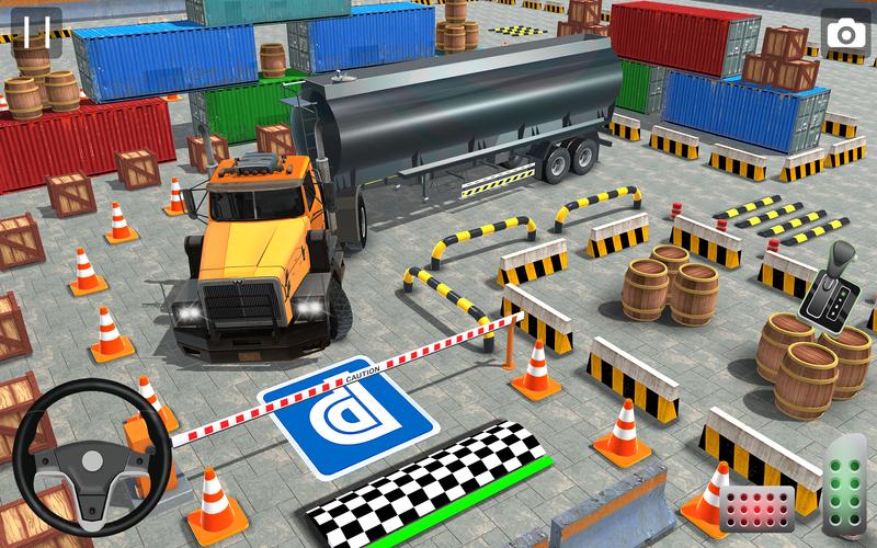 Real Euro Truck Parking Games Screenshot 3