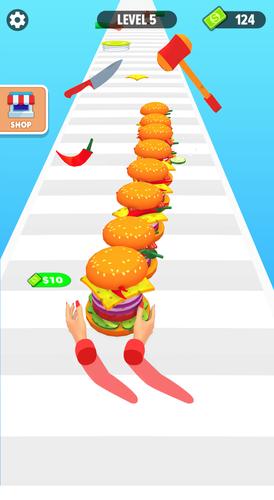 Burger Stack Run Game应用截图第2张