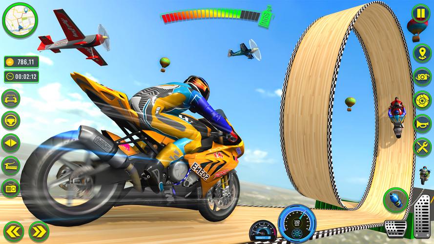 Mega Ramp Stunts Bike Games 3d Скриншот 3