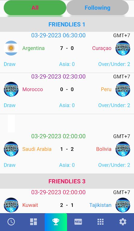 Friendly Matches 2024 ภาพหน้าจอ 1