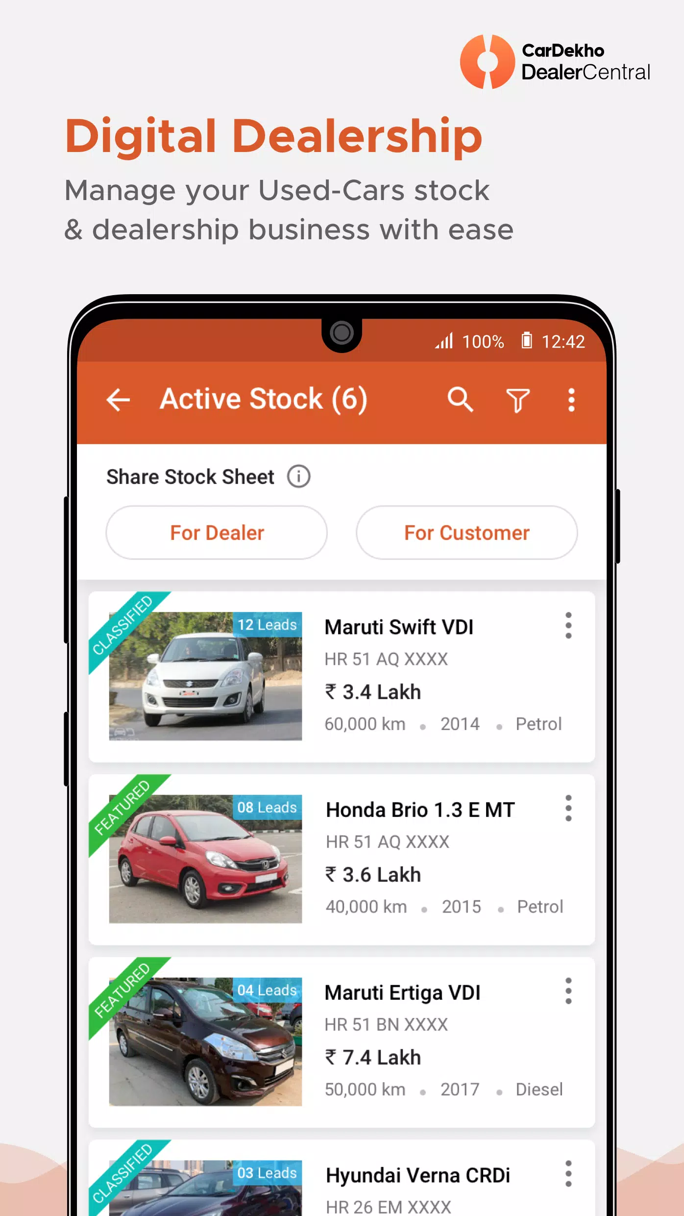 CarDekho DealerCentral应用截图第0张