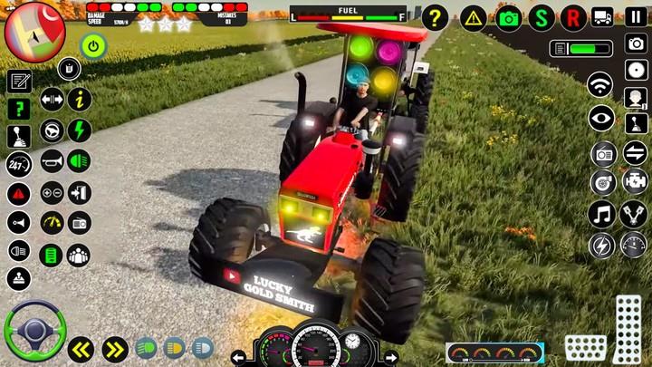 Real Farm Indian Tractor Game Schermafbeelding 1