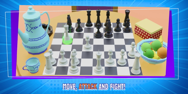 Chess Shooter 3D Captura de tela 1