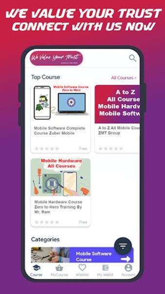 Zuber Mobile Courses 스크린샷 3