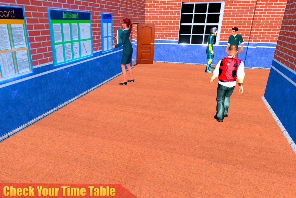 Virtual High School Teacher 3D Captura de tela 1