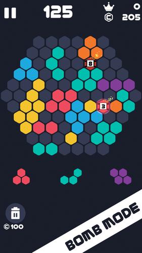 Hexa Brick: Hexagon Block 1010 Screenshot 2