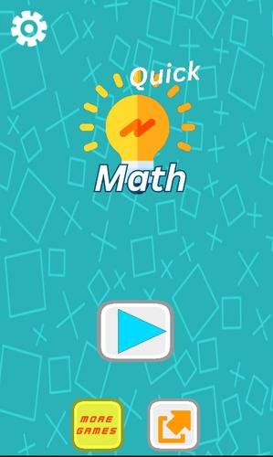 Quick Math Captura de pantalla 0