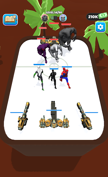 Merge Master Superhero Battle Mod स्क्रीनशॉट 2