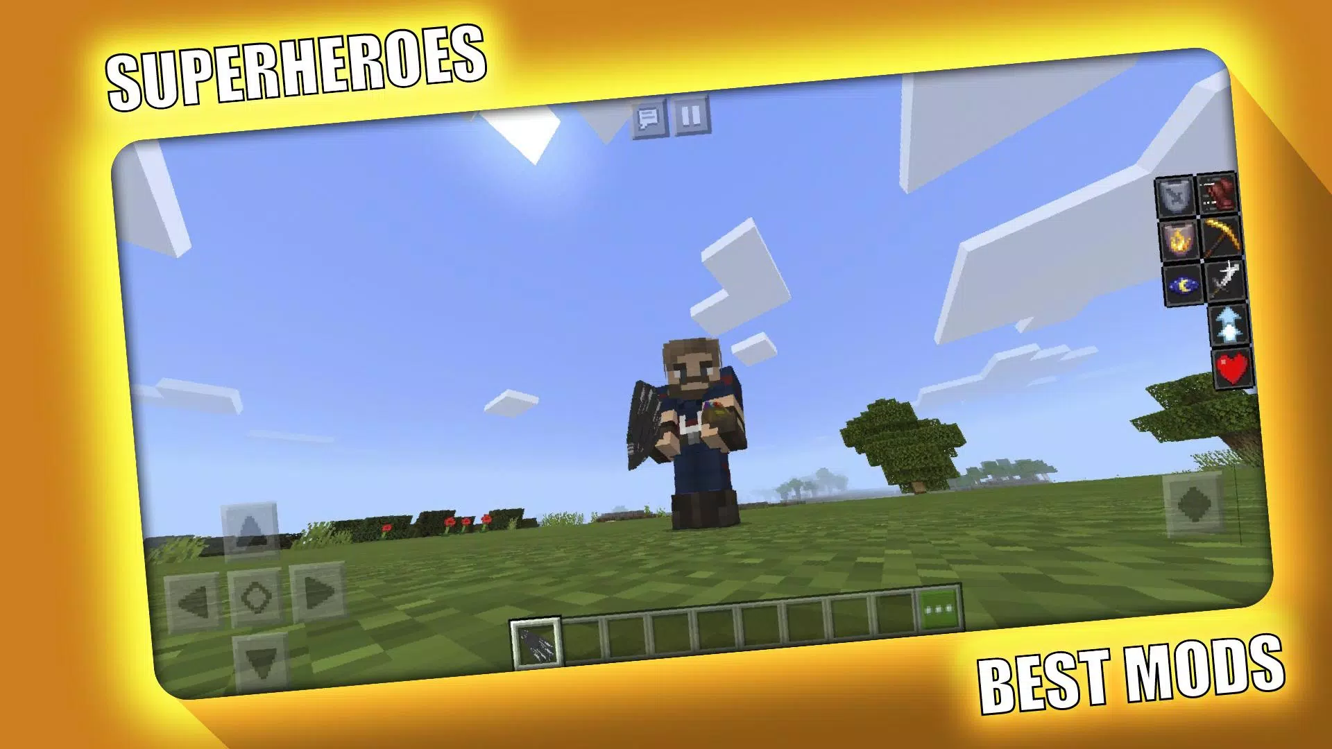Superheroes Mod for Minecraft Ảnh chụp màn hình 2
