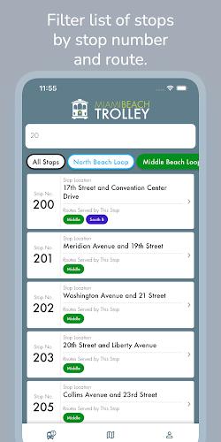 Miami Beach Trolley Tracker スクリーンショット 1