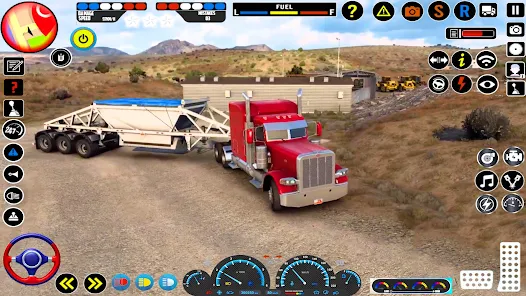 American Cargo Truck Games Sim स्क्रीनशॉट 2