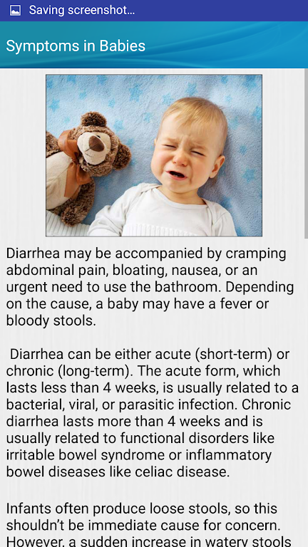 Diarrhea and Dehydration Help Captura de tela 2