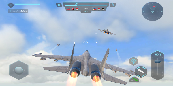 Sky Warriors: Airplane Games Ảnh chụp màn hình 0
