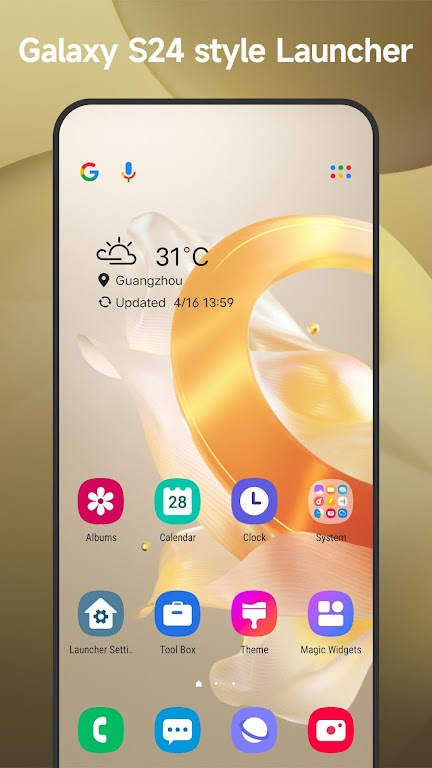 Cool S24 Launcher Galaxy OneUI Mod 스크린샷 0