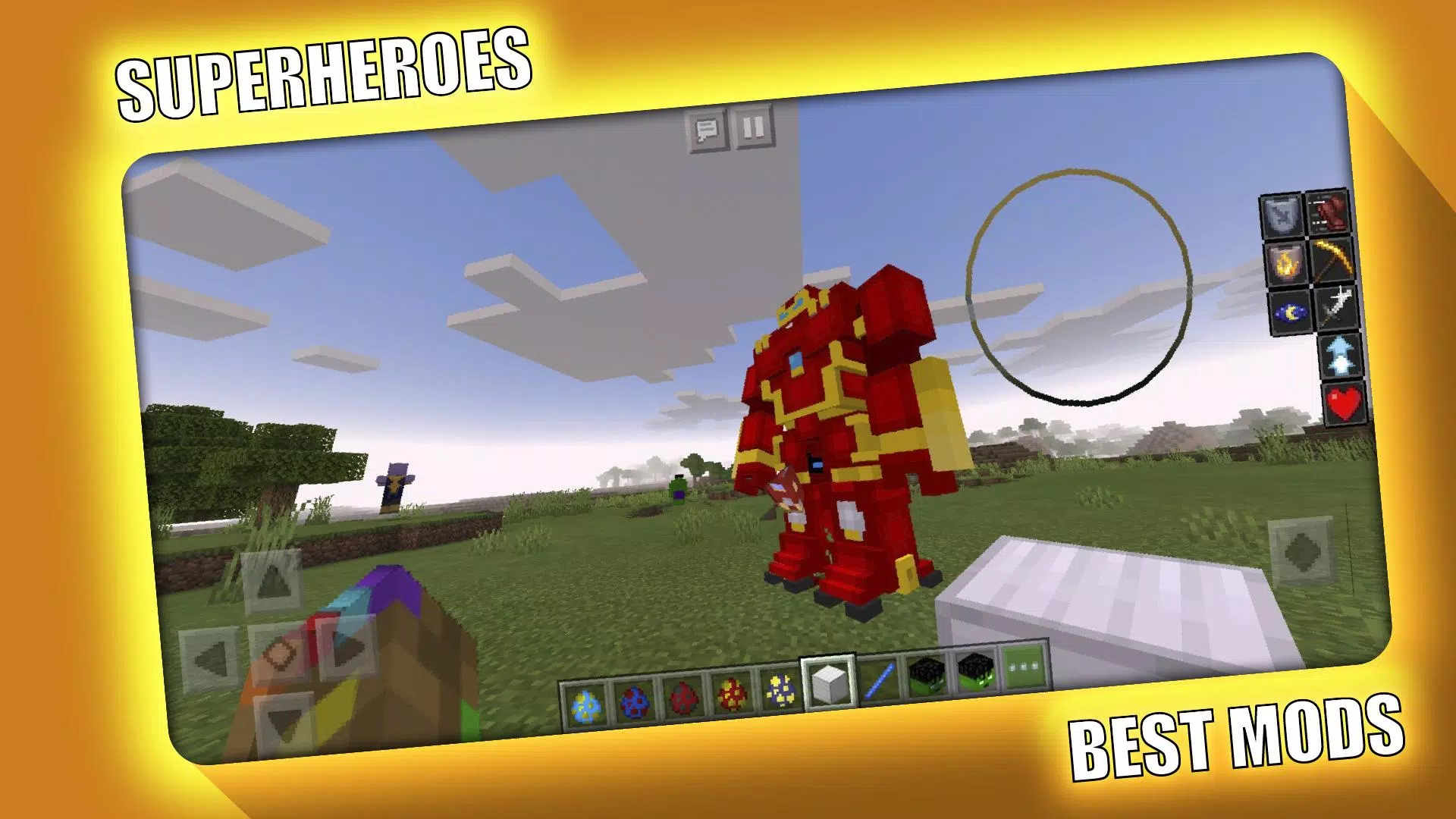 Superheroes Mod for Minecraft Ảnh chụp màn hình 0