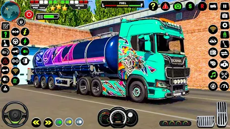 US Oil Tanker Truck Drive Sim ဖန်သားပြင်ဓာတ်ပုံ 0